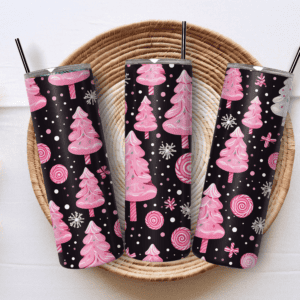 Christmas Treat Doodles | Sublimation Tumbler Wrap Design