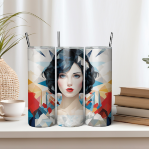 Snow White | Sublimation Tumbler Wrap Design
